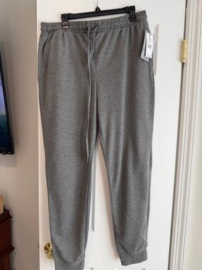 RAINFOREST Men's Gray Elastic Waist Joggers